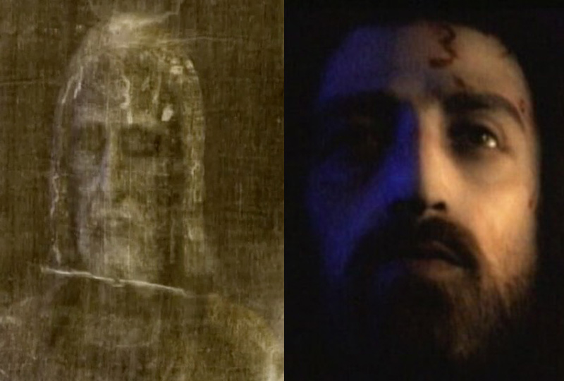 Jesus shroud face of The Sudarium